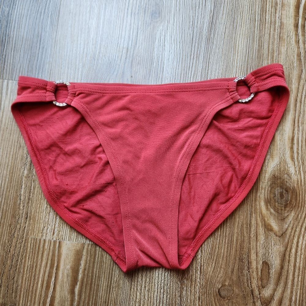 💜Robin Piccone Cinnamon & Rhinestone Bikini Set Medium & Large - Picture 9 of 14